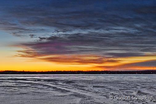 Frozen Lower Rideau Lake At Dawn_06093-4.jpg - Photographed along the Rideau Canal Waterway at Rideau Ferry, Ontario, Canada.
